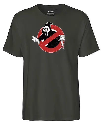 No Scary - scary, ghost, buster, mashup, scream - Fairtrade T-Shirt