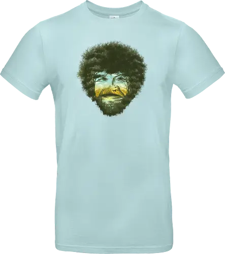 Happy Trees - happy little accidents, bob ross, art, drawing, kunst, natur, nature - Standard T-Shirt