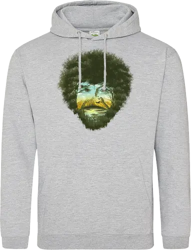 Happy Trees - happy little accidents, bob ross, art, drawing, kunst, natur, nature - Standard Hoodie