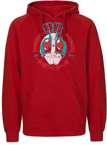 Super rider - bug, hero, japan - Fairtrade Hoodie