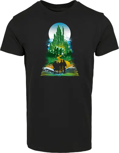Wizard of Books - wizard, oz, dorothy, zauberer, witch, hexe, judy garland, tinman, löwe, vogelscheuche, lion, scarecrow - Hausmarke Shirt