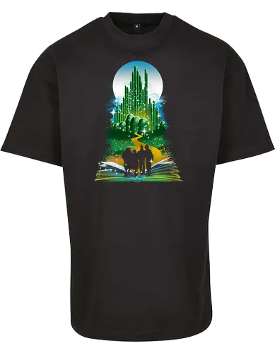 Wizard of Books - wizard, oz, dorothy, zauberer, witch, hexe, judy garland, tinman, löwe, vogelscheuche, lion, scarecrow - BYB Oversize T-Shirt 