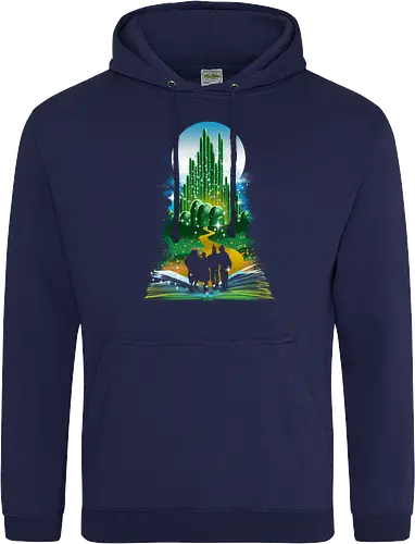 Wizard of Books - wizard, oz, dorothy, zauberer, witch, hexe, judy garland, tinman, löwe, vogelscheuche, lion, scarecrow - Standard Hoodie