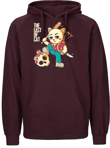 The Last of Cat - cat, gaming, fight - Fairtrade Hoodie