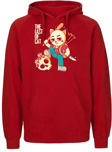 The Last of Cat - cat, gaming, fight - Fairtrade Hoodie