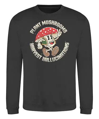 Hallucinations - pilz, mushroom - Sweatshirt