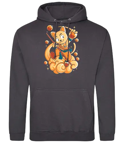 Dragon Cat - dragon, cat, kid, anime, manga - Standard Hoodie