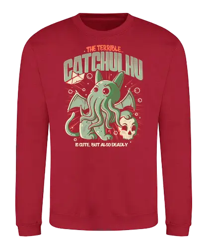 Catchulhu - cat, cthulhu - Sweatshirt