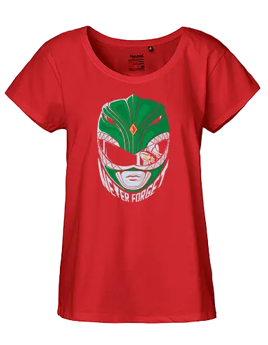 Never forget - tokusatsu, hero, superhero - Fairtrade Girl Shirt