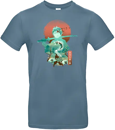 Ukiyo Slayer - ukiyo-e, demon, slayer, Tanjirō, Nezuko - Standard T-Shirt