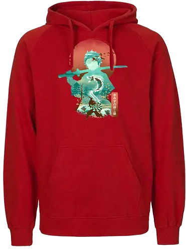 Ukiyo Slayer - ukiyo-e, demon, slayer, Tanjirō, Nezuko - Fairtrade Hoodie