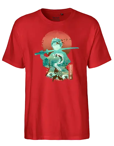 Ukiyo Slayer - ukiyo-e, demon, slayer, Tanjirō, Nezuko - Fairtrade T-Shirt