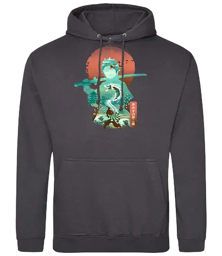 Ukiyo Slayer - ukiyo-e, demon, slayer, Tanjirō, Nezuko - Standard Hoodie