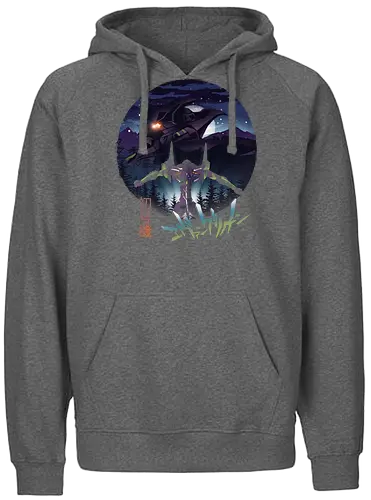 Berserk Night - NGE, evangelion, eva01, Shinji, anime, classic - Fairtrade Hoodie