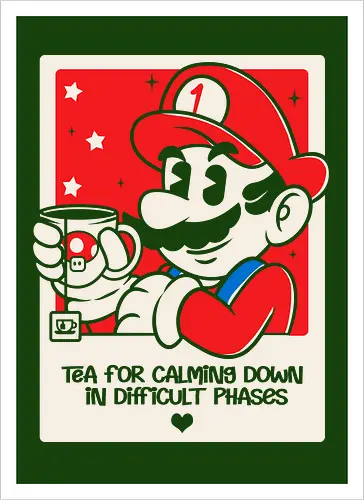 T to calm down