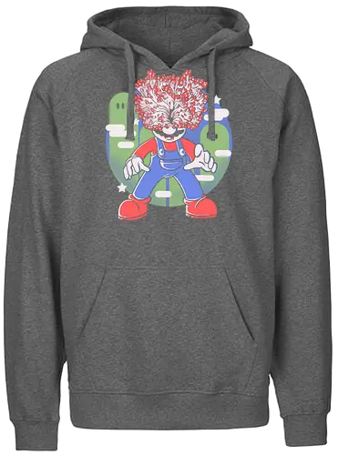Infected - mushroom, pilz, last, mashup - Fairtrade Hoodie