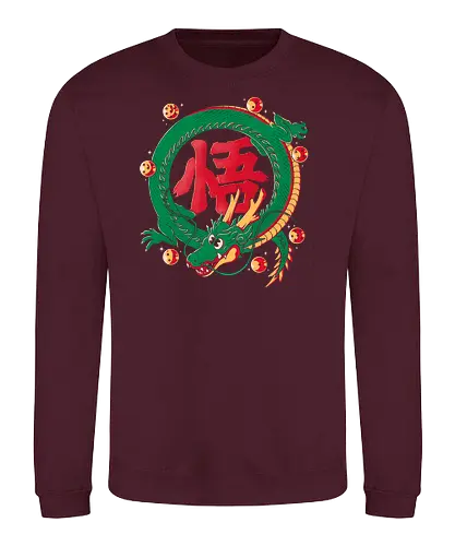 Dragon Kanji - dragon, anime, manga, ball - Sweatshirt