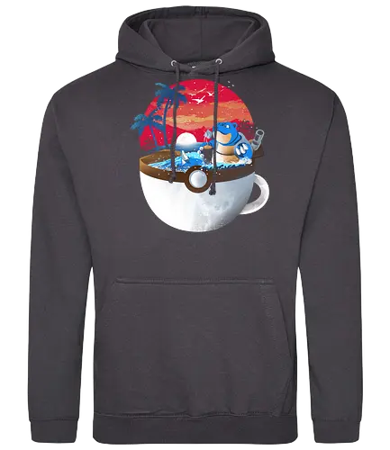 Coffeemon Water - muf, coffee, kaffee, pocket, monster, wasser - Standard Hoodie