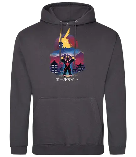Ultra Plus Night - academia, all might, anime, hero - Standard Hoodie