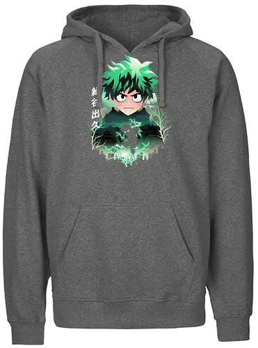 Deku Night - academia, deku, anime, hero - Fairtrade Hoodie