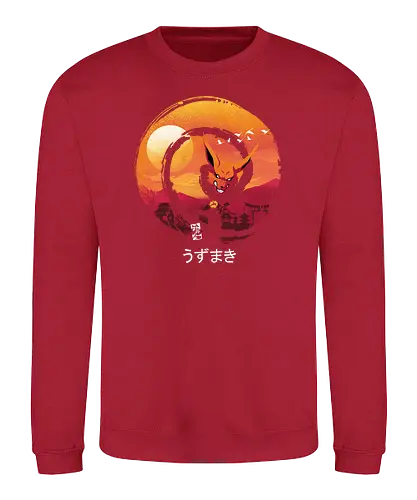 Uzumaki Night - anime, manga, ninja, shinobi, fox, spirit - Sweatshirt