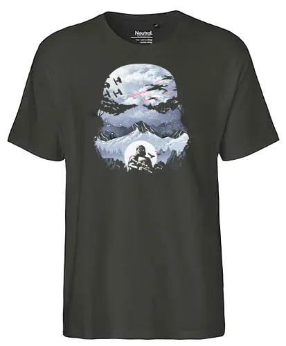 Storm Mountains - scifi, movie, space opera, science fiction, trooper - Fairtrade T-Shirt