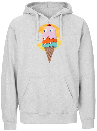 Summer Gaming - arcade, ice, eis, summer, gaming, icecrm - Fairtrade Hoodie