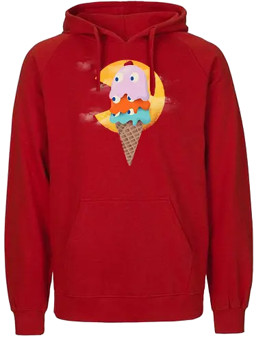 Summer Gaming - arcade, ice, eis, summer, gaming, icecrm - Fairtrade Hoodie
