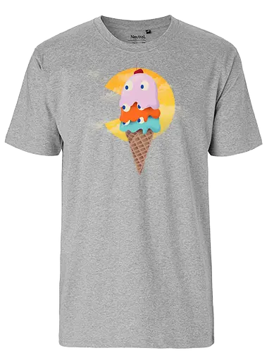 Summer Gaming - arcade, ice, eis, summer, gaming, icecrm - Fairtrade T-Shirt