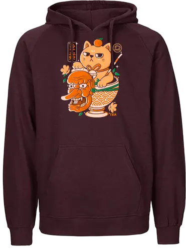 Japanese T - tee, hannya, mask, bad, t - Fairtrade Hoodie