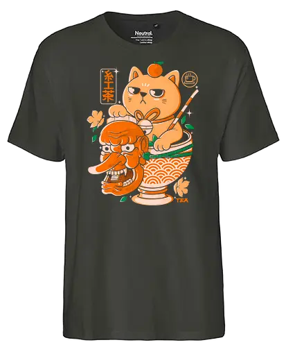 Japanese T - tee, hannya, mask, bad, t - Fairtrade T-Shirt
