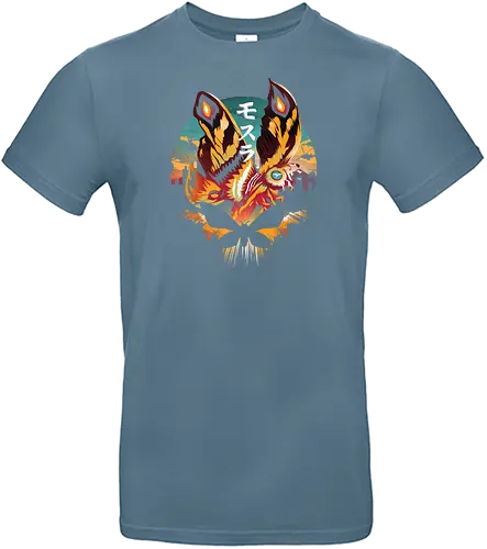 Kaiju Sunset - moth, Motte, kaiju, monster, japan - Standard T-Shirt