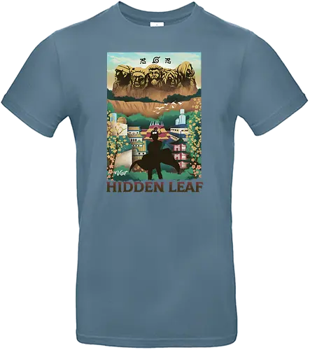 Visit The Hidden Leaf - Visit, vacation, shinobi, ninja, manga, anime - Standard T-Shirt