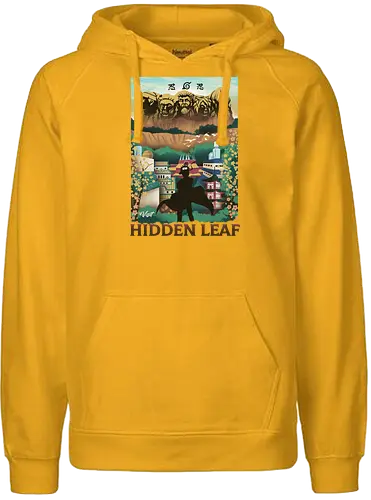 Visit The Hidden Leaf - Visit, vacation, shinobi, ninja, manga, anime - Fairtrade Hoodie