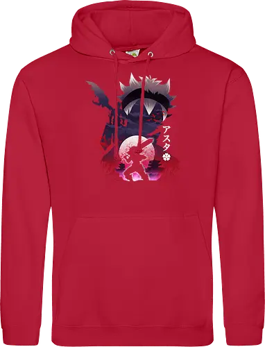 Asta Landscape - asta, black, Clover, anime, manga - Standard Hoodie