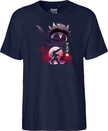 Asta Landscape - asta, black, Clover, anime, manga - Fairtrade T-Shirt