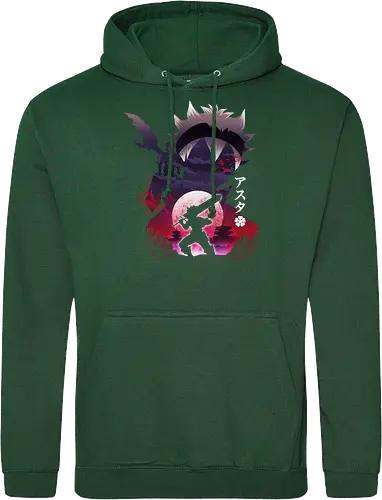 Asta Landscape - asta, black, Clover, anime, manga - Standard Hoodie