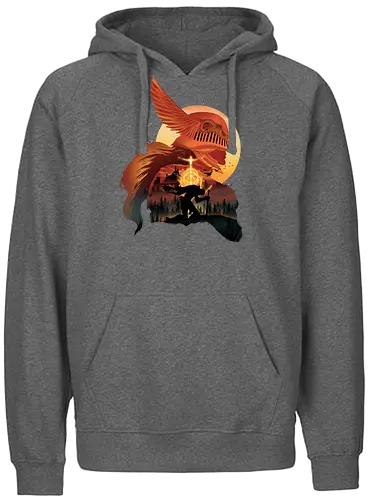 Melina Sunset - elder, ring, gaming, guide - Fairtrade Hoodie