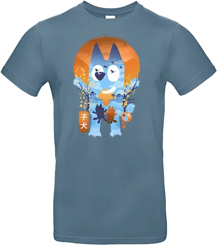 Bluey Ukiyo-e - cartoon, tv, dog, hund - Standard T-Shirt