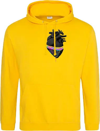 Bleeding Heart - anatomie, herz, love, liebe, lgbt, lgtbq, pride, queer, heart, anatomical heart - Standard Hoodie