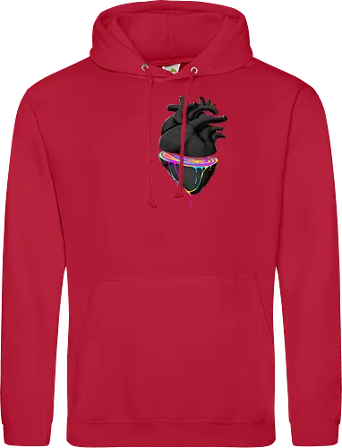 Bleeding Heart - anatomie, herz, love, liebe, lgbt, lgtbq, pride, queer, heart, anatomical heart - Standard Hoodie