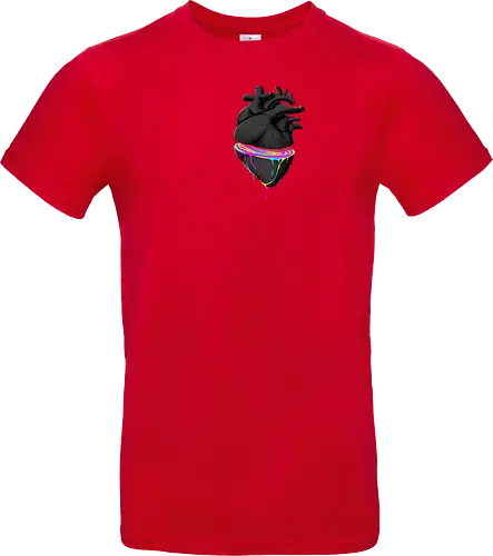 Bleeding Heart - anatomie, herz, love, liebe, lgbt, lgtbq, pride, queer, heart, anatomical heart - Standard T-Shirt