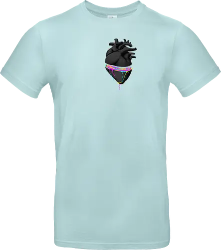 Bleeding Heart - anatomie, herz, love, liebe, lgbt, lgtbq, pride, queer, heart, anatomical heart - Standard T-Shirt