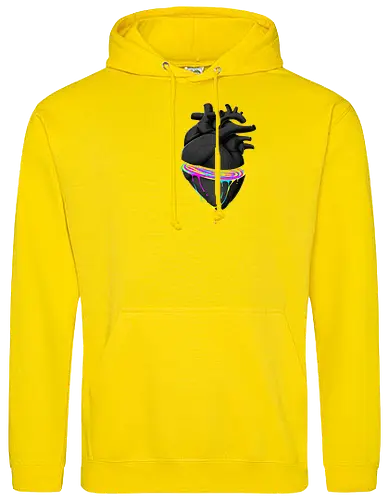 Bleeding Heart - anatomie, herz, love, liebe, lgbt, lgtbq, pride, queer, heart, anatomical heart - Standard Hoodie