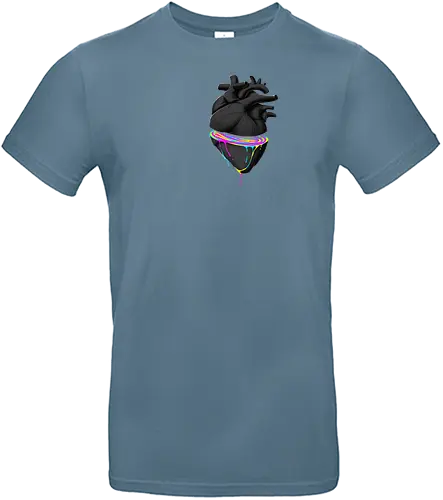 Bleeding Heart - anatomie, herz, love, liebe, lgbt, lgtbq, pride, queer, heart, anatomical heart - Standard T-Shirt