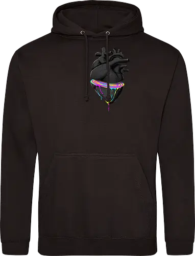 Bleeding Heart - anatomie, herz, love, liebe, lgbt, lgtbq, pride, queer, heart, anatomical heart - Standard Hoodie