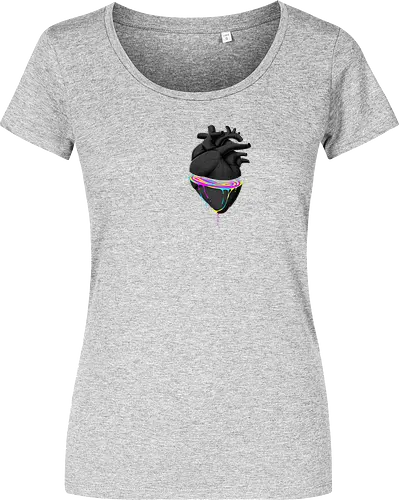 Bleeding Heart - anatomie, herz, love, liebe, lgbt, lgtbq, pride, queer, heart, anatomical heart - Damen T-Shirt