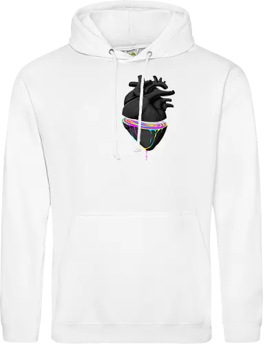 Bleeding Heart - anatomie, herz, love, liebe, lgbt, lgtbq, pride, queer, heart, anatomical heart - Standard Hoodie