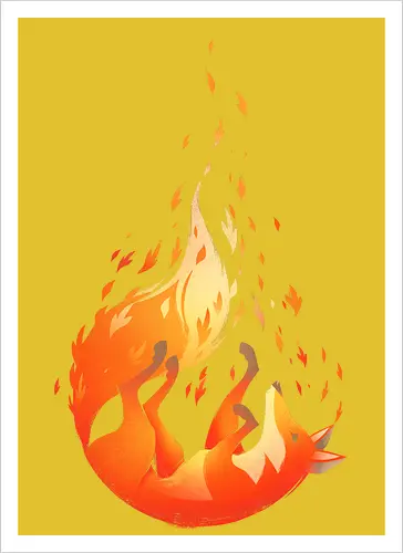 Falling Fox