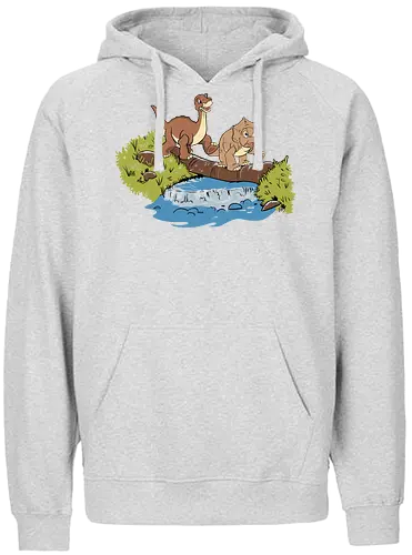 Another Time - dino, vor unserer zeit, littlefoot, mashup, film, zeichentrick - Fairtrade Hoodie